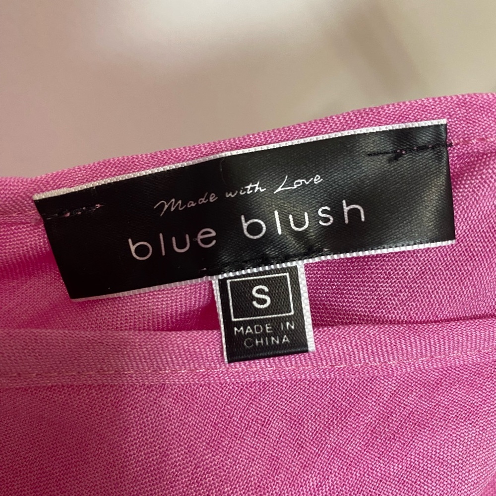 Blue Blush Pink Ruffle Romper - Picture 5 of 5
